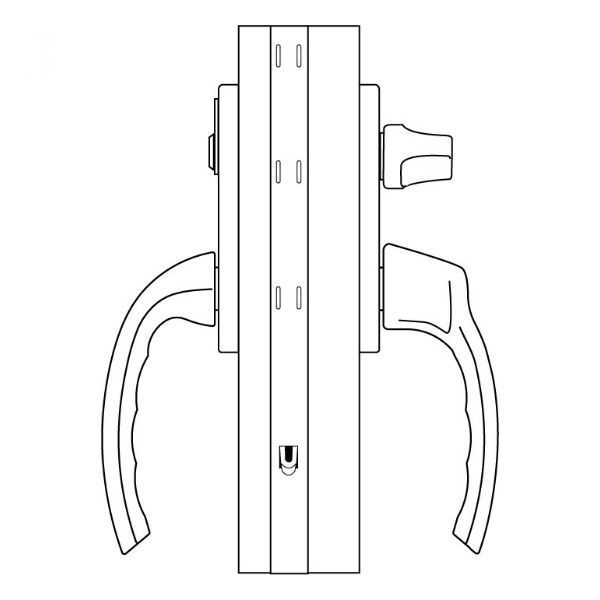 Beslagspaket Outline för 3-glas Fönsterdörrar