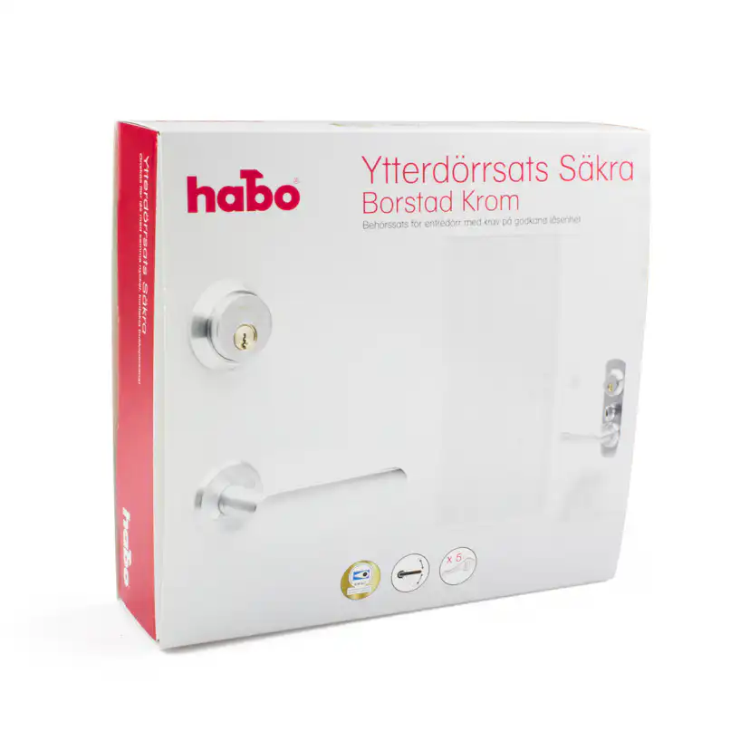 Beslagspaket Habo Säkra Utan Låshus