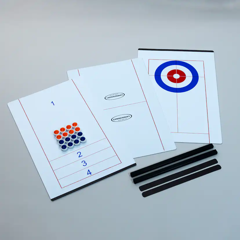 Bordsspel Gamesson Curling & Shuffleboard med Stenar