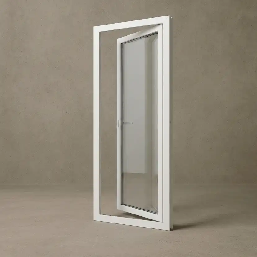 Altandörr Sveafönster Konstant PVC 3-glas Helglasad Inåtgående