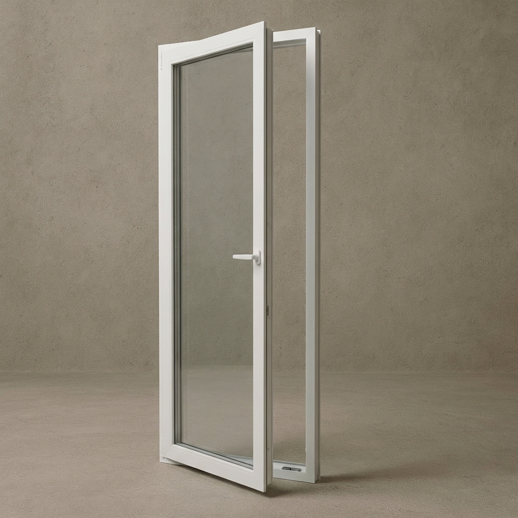 Altandörr Sveafönster Konstant PVC 3-glas Helglasad Inåtgående