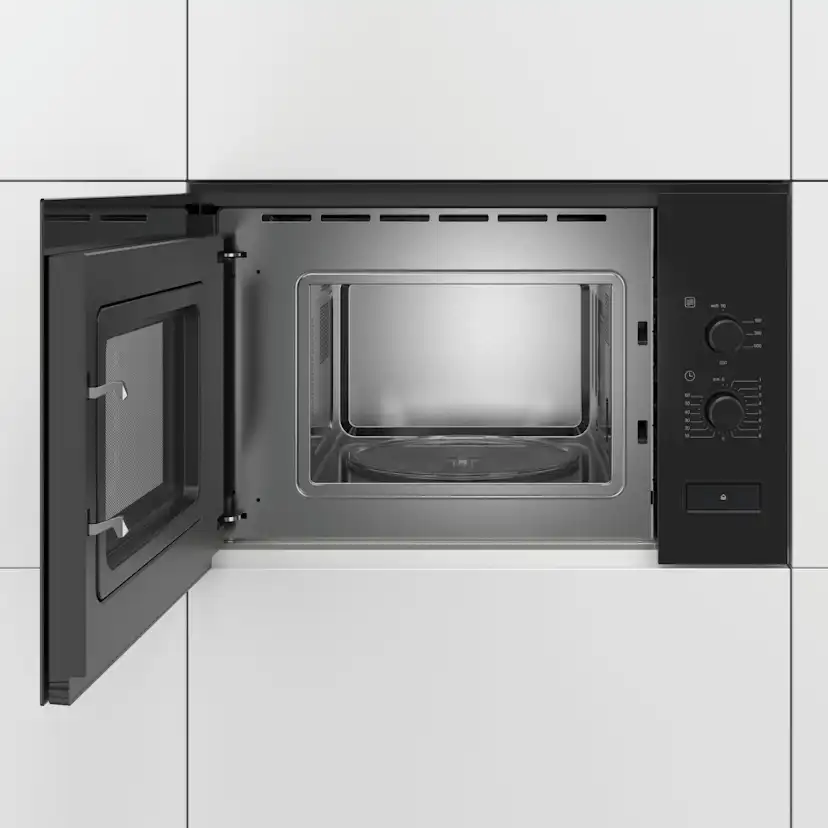 Mikrovågsugn Bosch Serie 4 BFL520MB0 Inbyggnadsmikro Svart 800W