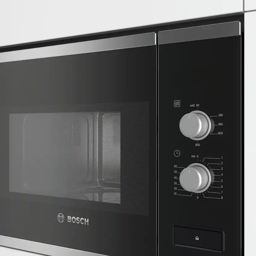 Mikrovågsugn Bosch Serie 4 BFL520MS0 Inbyggnadsmikro Rostfritt Stål