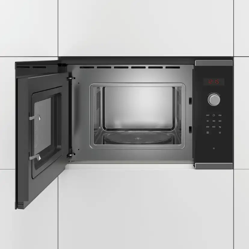 Mikrovågsugn Bosch Serie 4 BFL523MS0 Inbyggnadsmikro Rostfritt Stål 800W