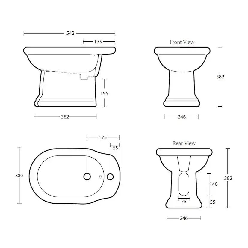Bidé Imperial Bergier