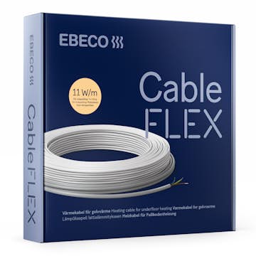 Golvvärmekabel Ebeco Cableflex 11