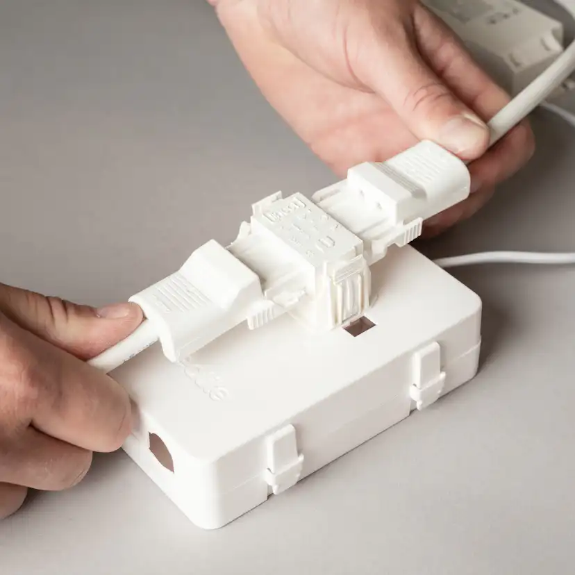 Kopplingsbox Hide-a-lite Q-Box Mini 3-pol/Linect