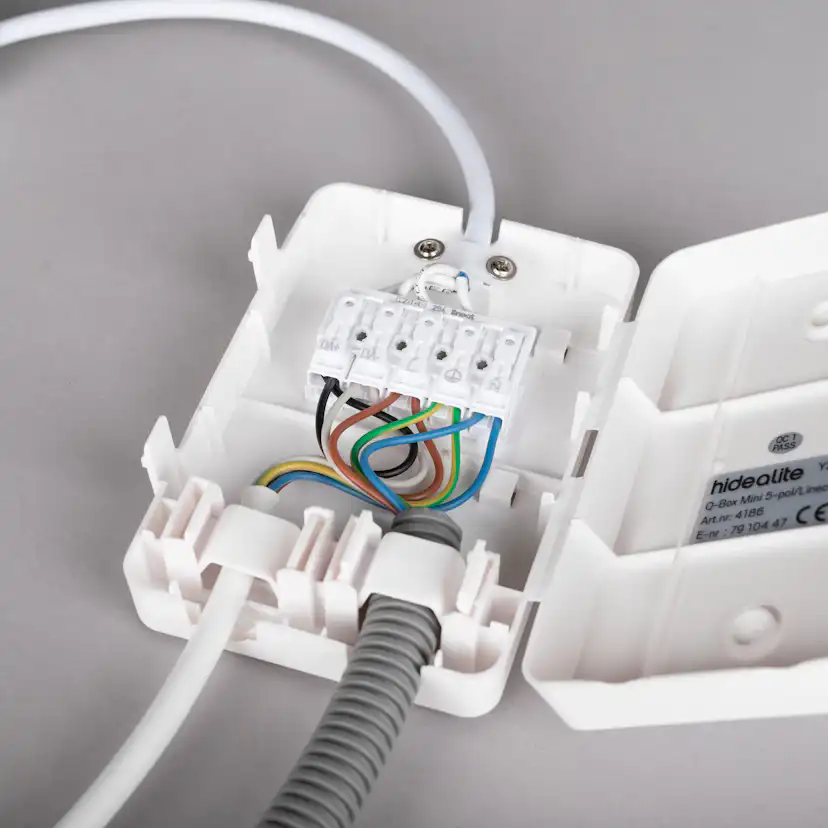Kopplingsbox Hide-a-lite Q-Box Mini 5-pol/Linect