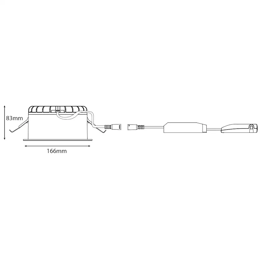 Downlight SG ARMATUREN Rax Satin Soft 150