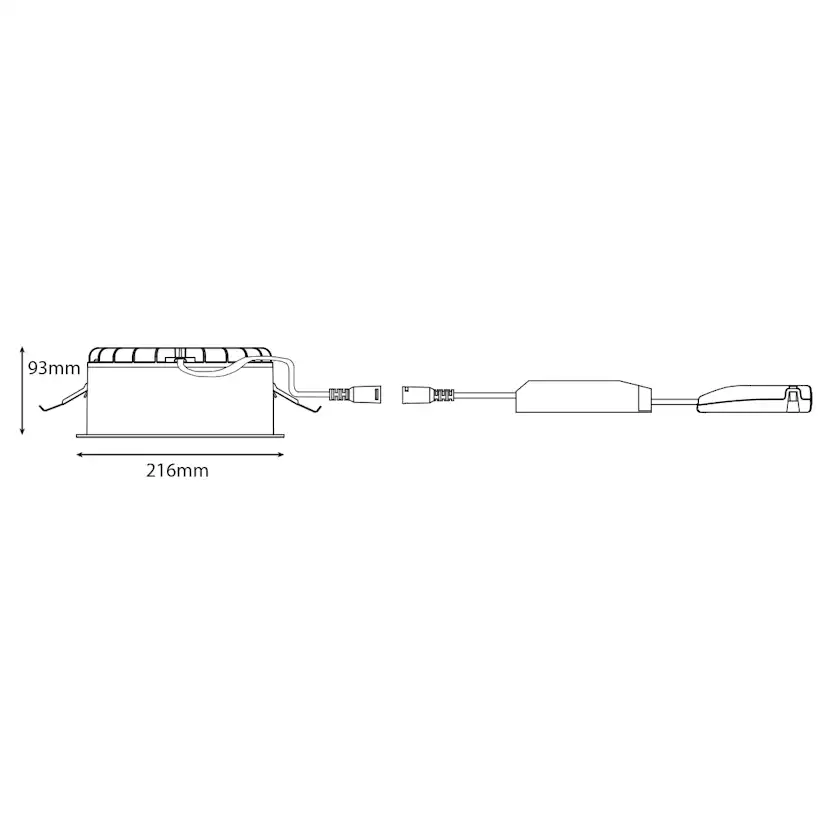 Downlight SG ARMATUREN Rax Satin Soft 200 Dali