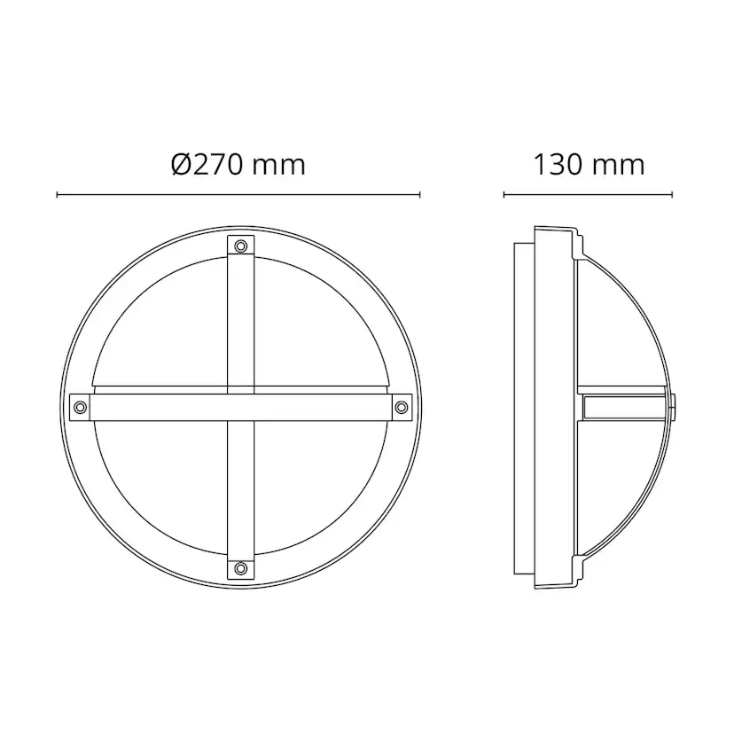 Väggarmatur SG ARMATUREN Tanto 46W IP65 LED