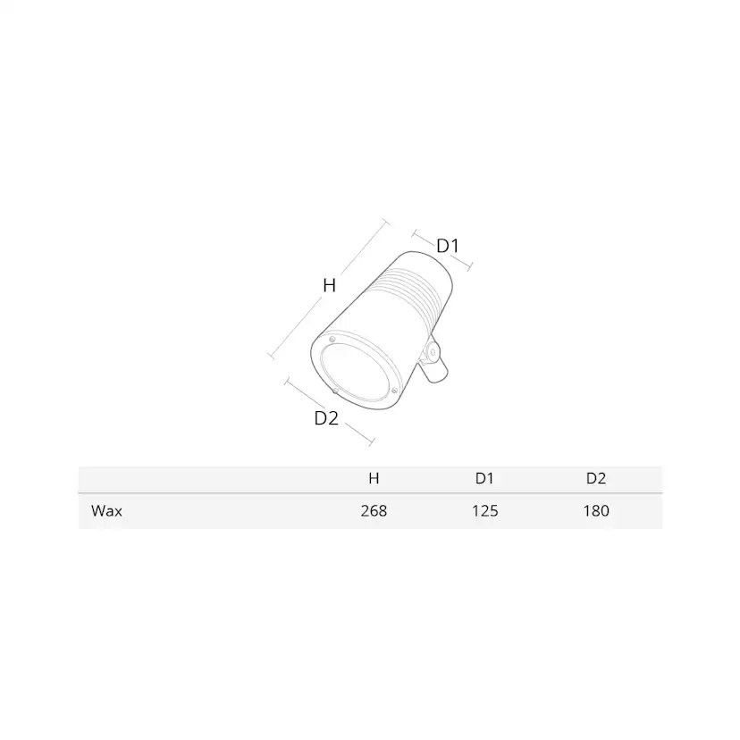 Strålkastare SG ARMATUREN Wax 27° 27W IP66 LED