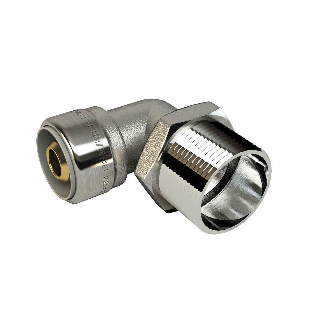 Pushfit LK Systems Vinkel 90° Utvändig Gänga