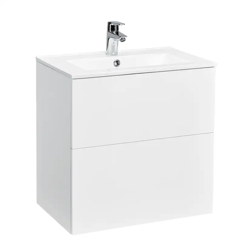 Tvättställsskåp Alterna Isella Kompakt med Ariella Porslin Tvättställ