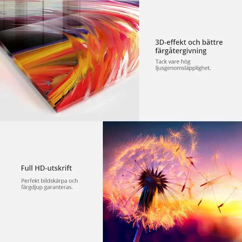 Akrylglastavla Arkiio Abstract Melody