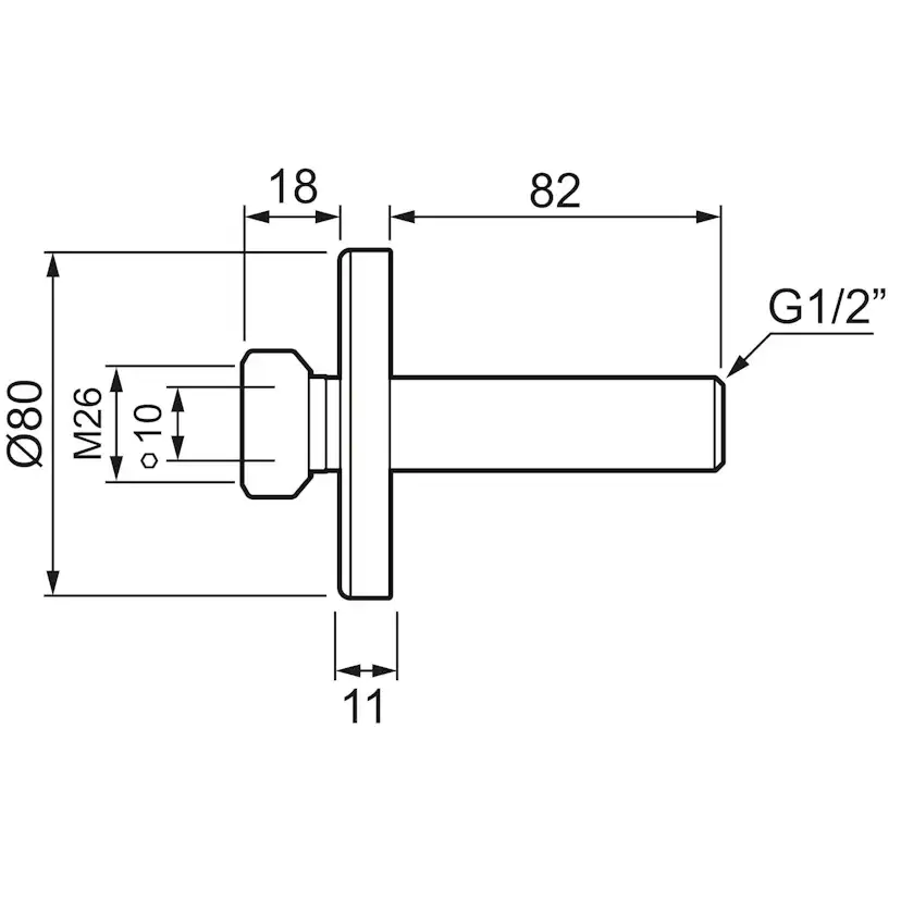 Anslutningskoppling FM Mattsson 160 cc