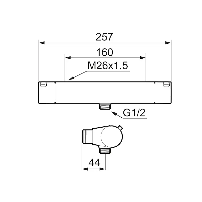 Duschblandare Mora LYNX