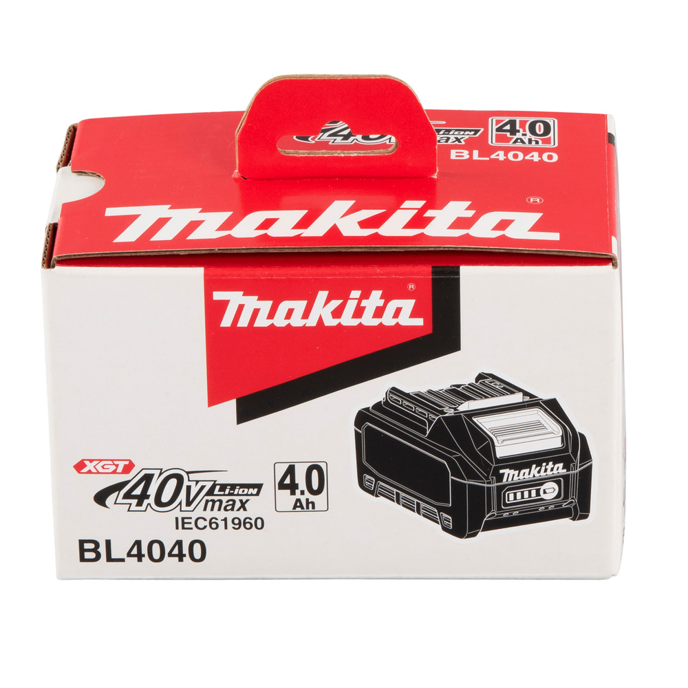 Batteri Makita 191B26-6 BL4040 4.0 Ah Li-Ion XGT Carton