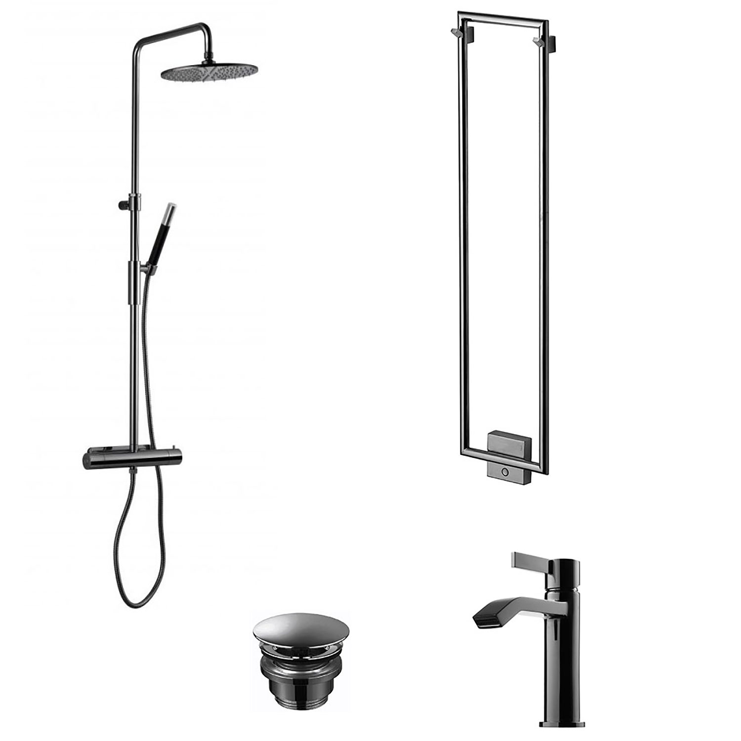 Badrumspaket Tapwell TVM7200-160, ARM071, TW800-200 och 74400