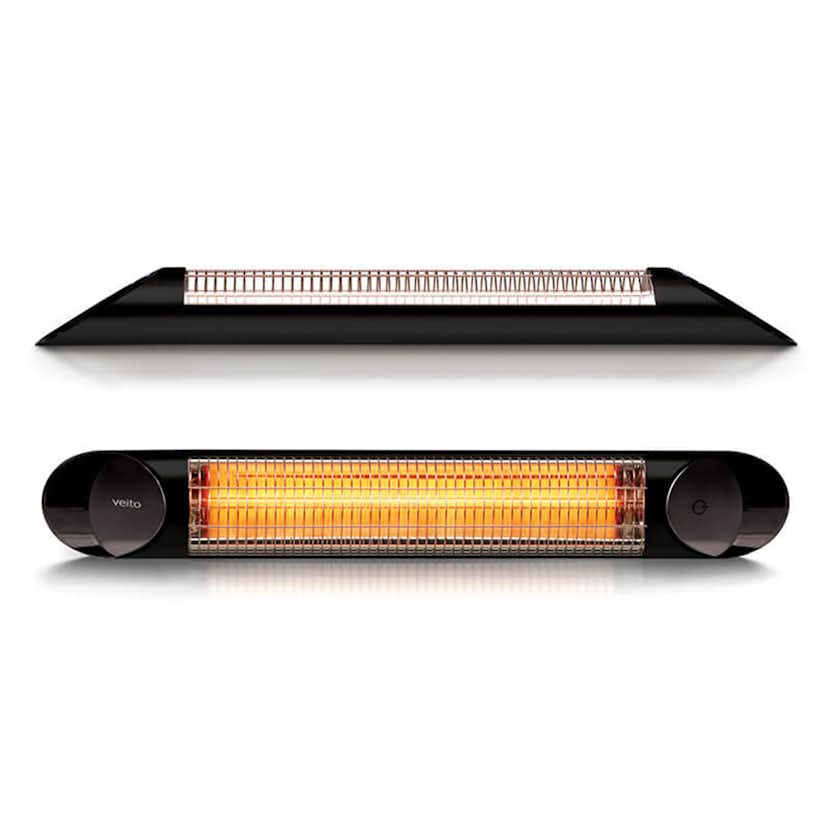 Infravärmare Veito Blade S 2500 Fjärrkontrollstyrd med Effektreglering, IP55-Klassning