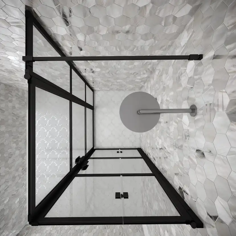 Sidostag Hietakari till Fast Duschvägg Bläk