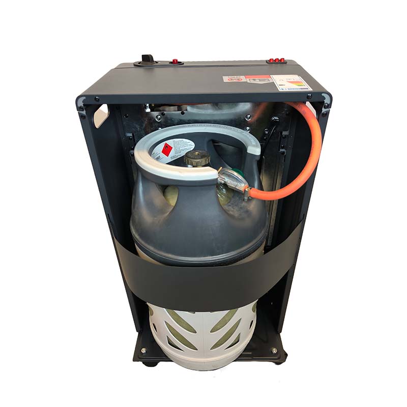 Gasolkamin Bluegaz Tabernas Hopfällbar med Fläkt