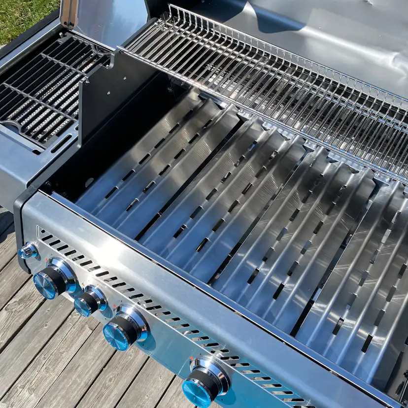 Gasolgrill Bluegaz X1 Premium Classic Rostfritt Stål & Aluminium med Sidobrännare