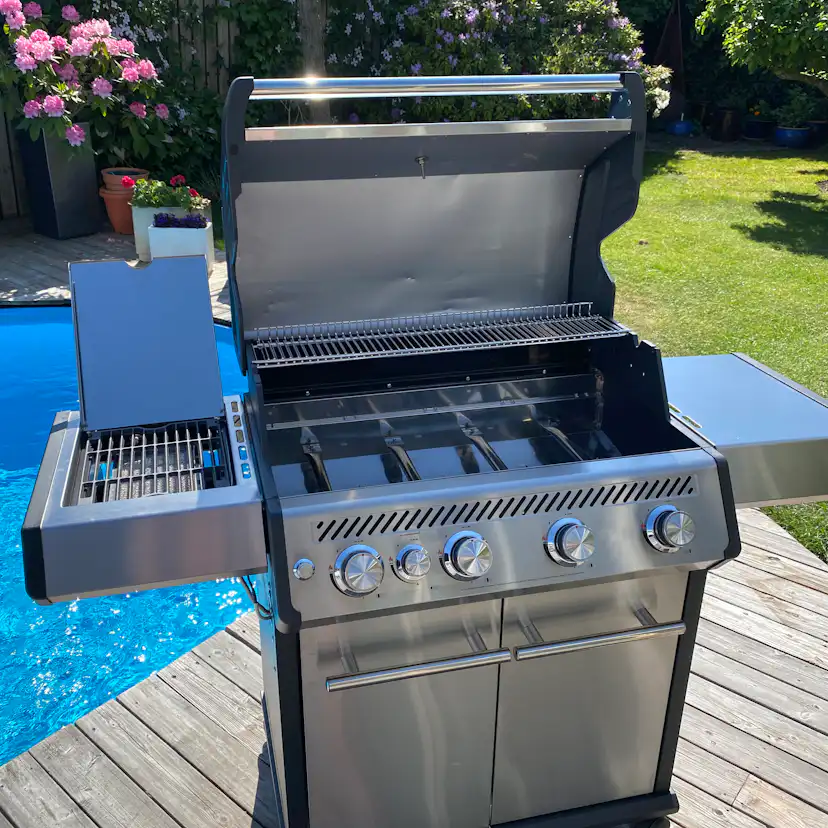 Gasolgrill Bluegaz X1 Premium Classic Rostfritt Stål & Aluminium med Sidobrännare
