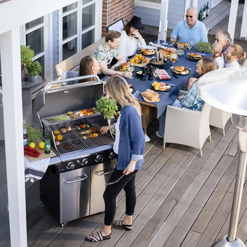 Gasolgrill Bluegaz Z1 Rostfritt Stål 4 Brännare