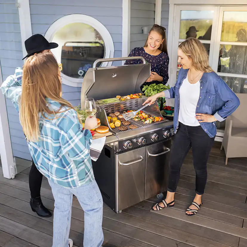 Gasolgrill Bluegaz Z1 Rostfritt Stål 4 Brännare