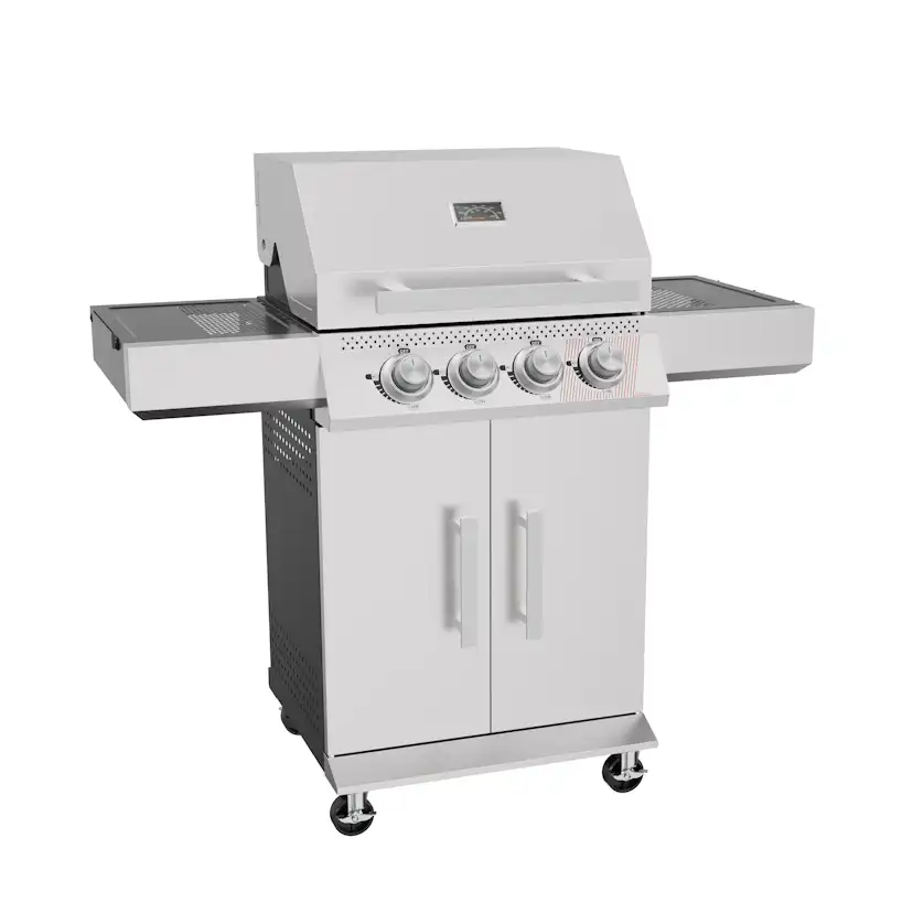 Gasolgrill Bluegaz Z40 Rostfritt Stål 3 Brännare & Sizzle Burner