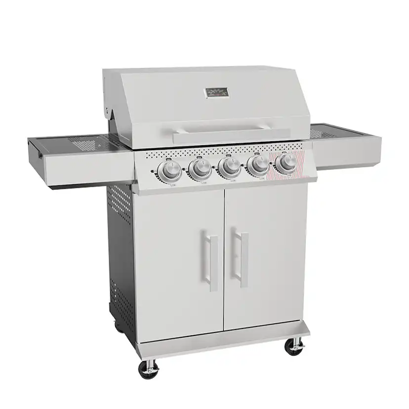 Gasolgrill Bluegaz Z50 Rostfritt Stål 4 Brännare & Sizzle Burner
