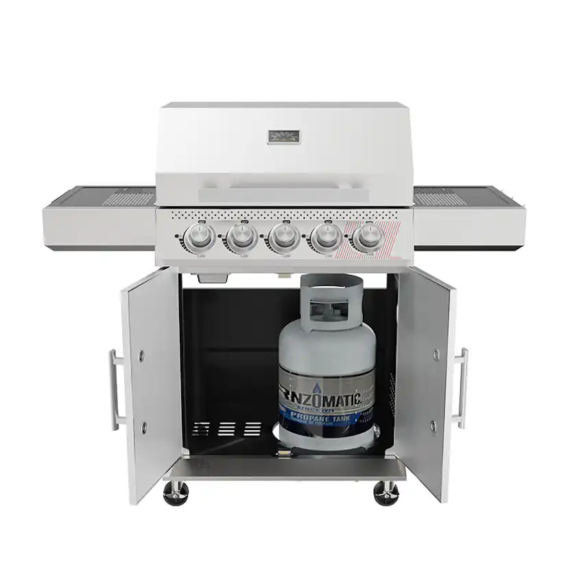 Gasolgrill Bluegaz Z50 Rostfritt Stål 4 Brännare & Sizzle Burner