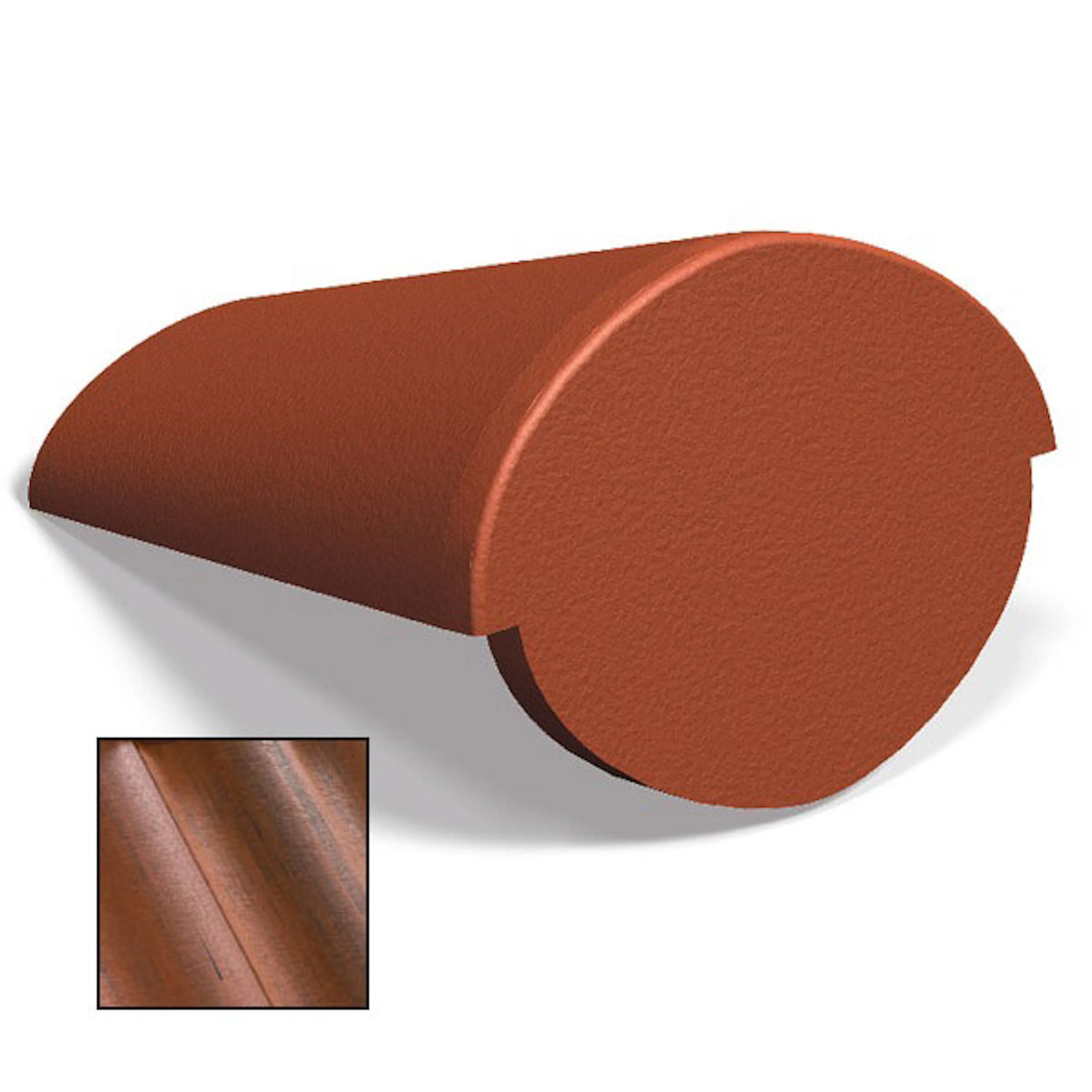 Antik Tegelröd/Svart