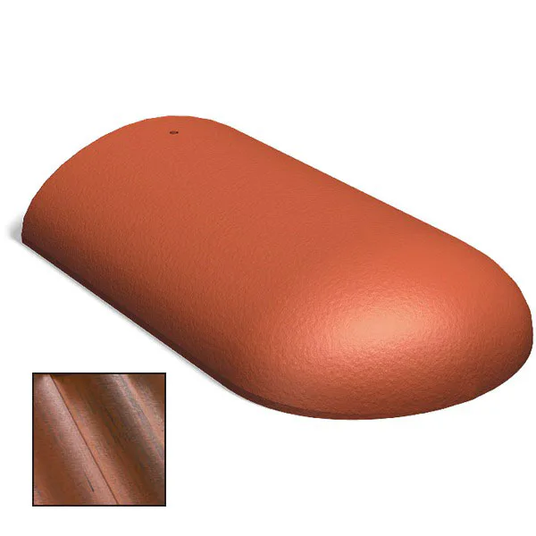 Antik Tegelröd/Svart