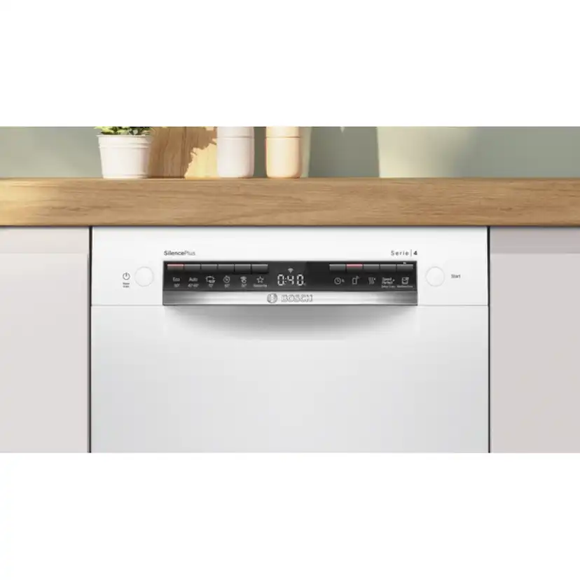 Underbyggd Diskmaskin Bosch SPU4HMW01S Serie 4, Vit, 10 Kuvert, WiFi