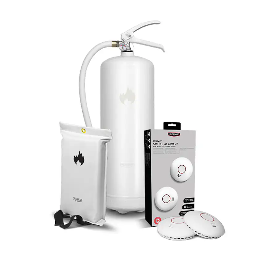 Brandskydd Housegard Lägenhetspaket White Design