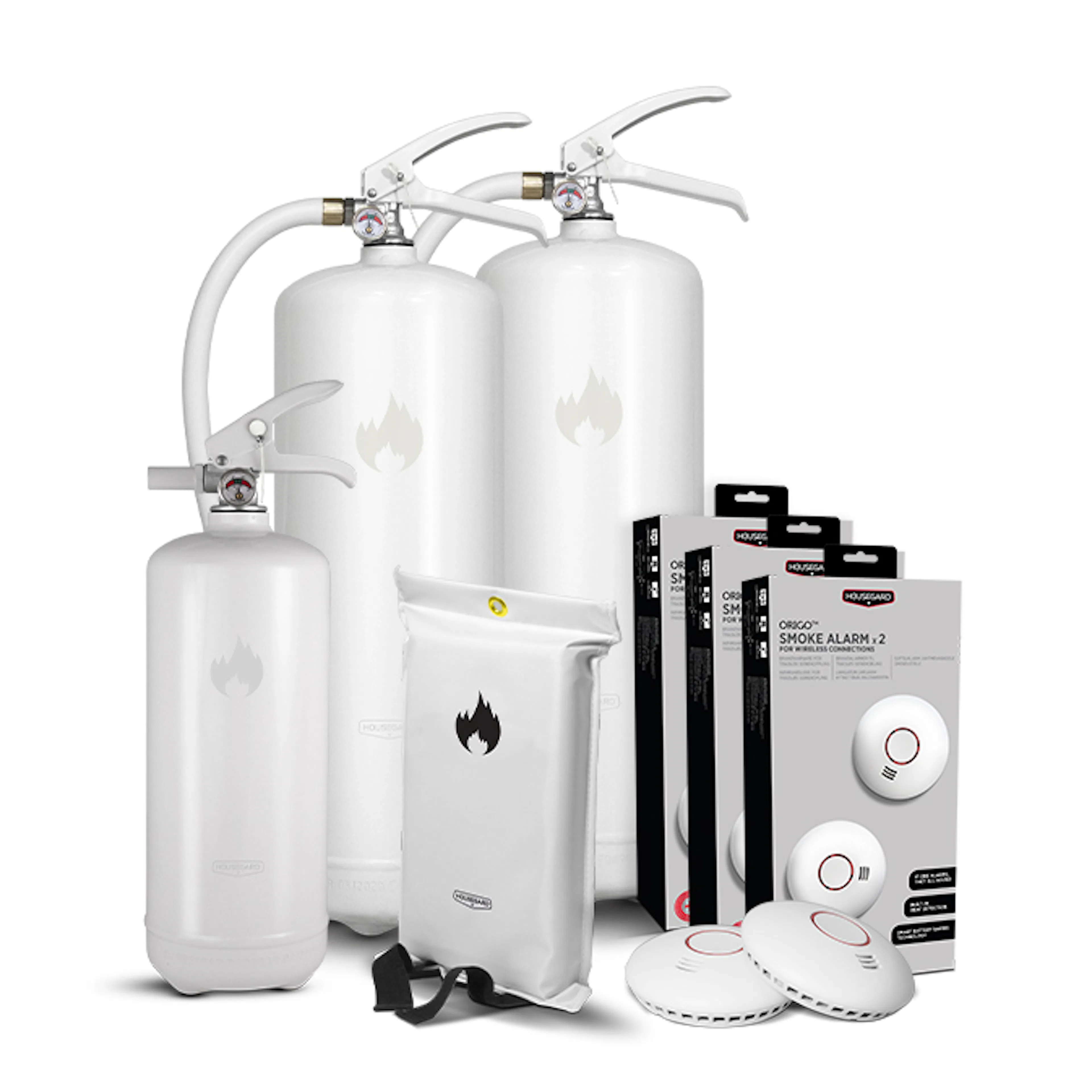 Brandskydd Housegard Stora Villapaketet White Design