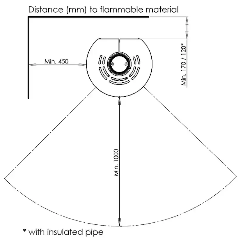 Braskamin Aduro 1.1 SK Fristående i Täljsten 9kW