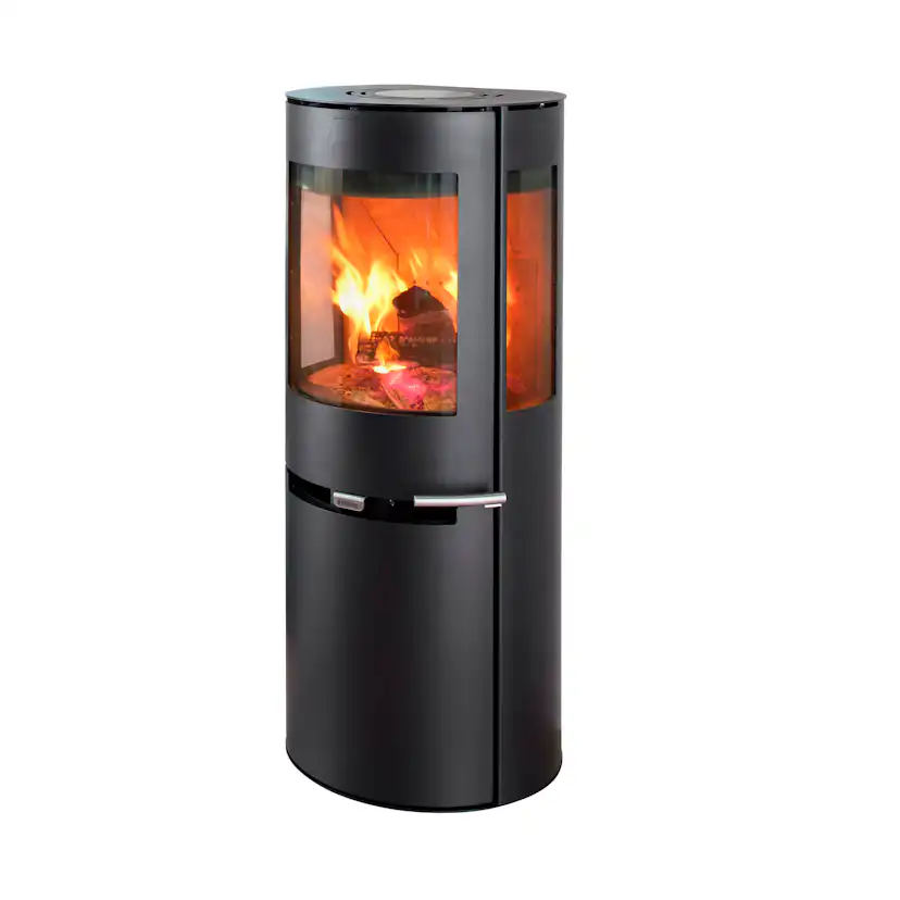 Braskamin Aduro 9.5 Fristående med Sidoglas 9kW