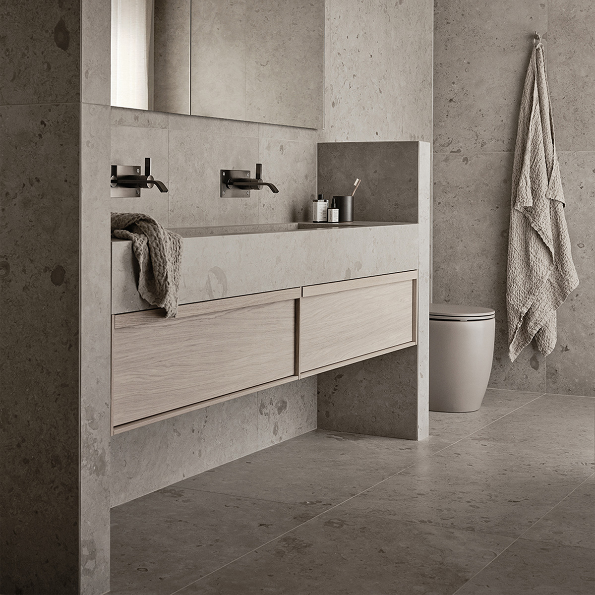 Klinker Bricmate J36 Norrvange Light Grey 30x60 cm