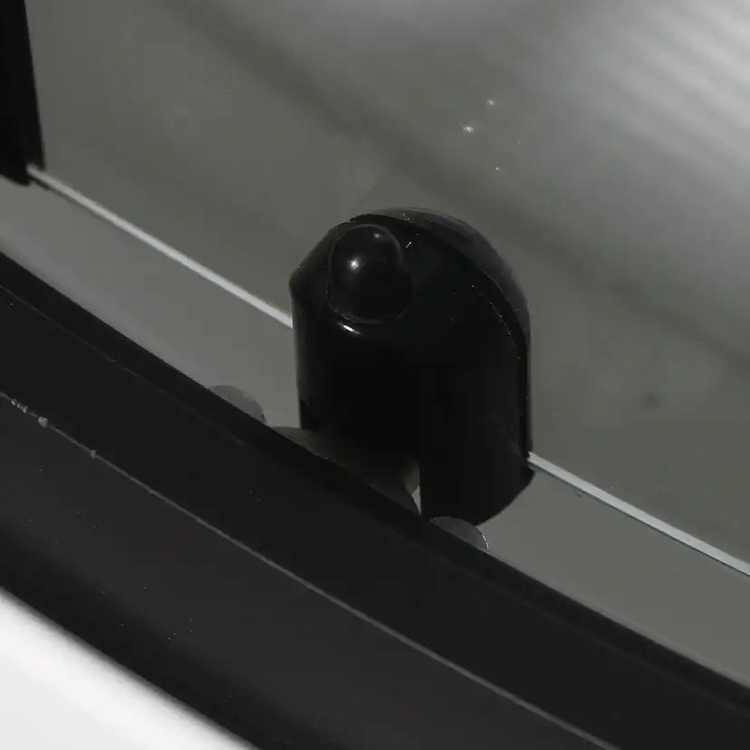 Duschkabin Bathlife Betrakta 80x80 Svart/Vit