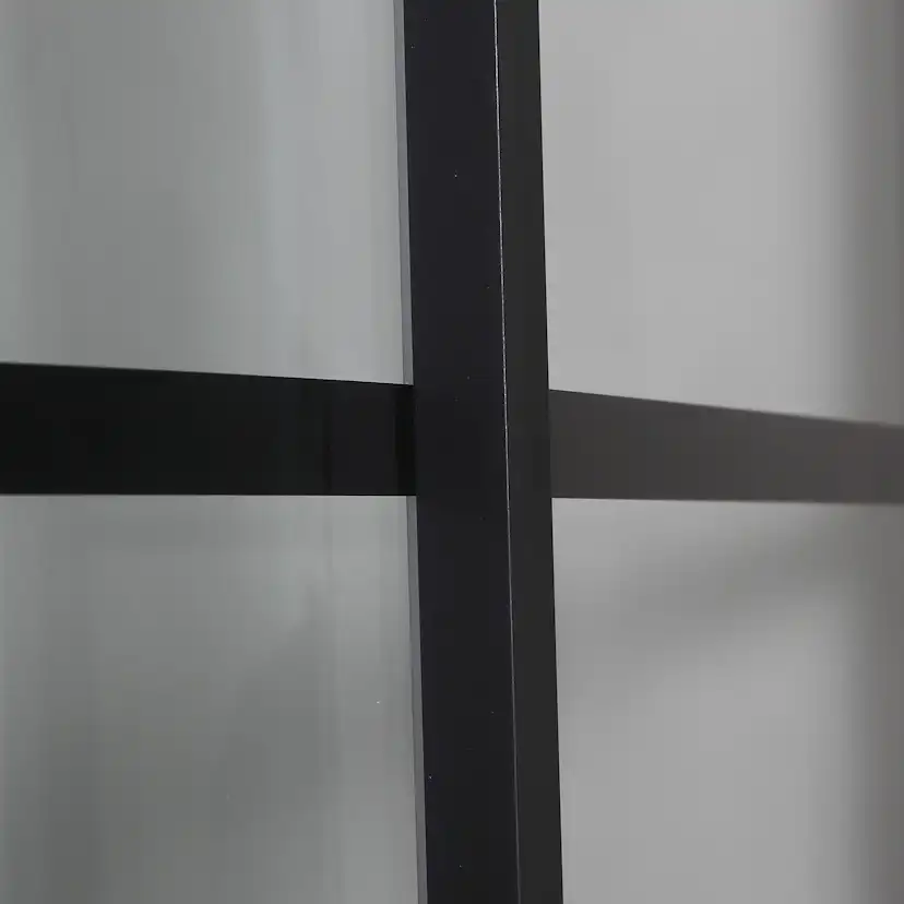 Duschkabin Bathlife Betrakta 80x80 Svart/Vit