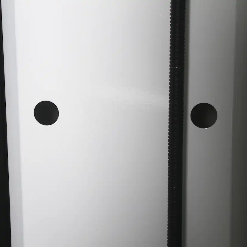 Duschkabin Bathlife Betrakta 80x80 Svart/Vit