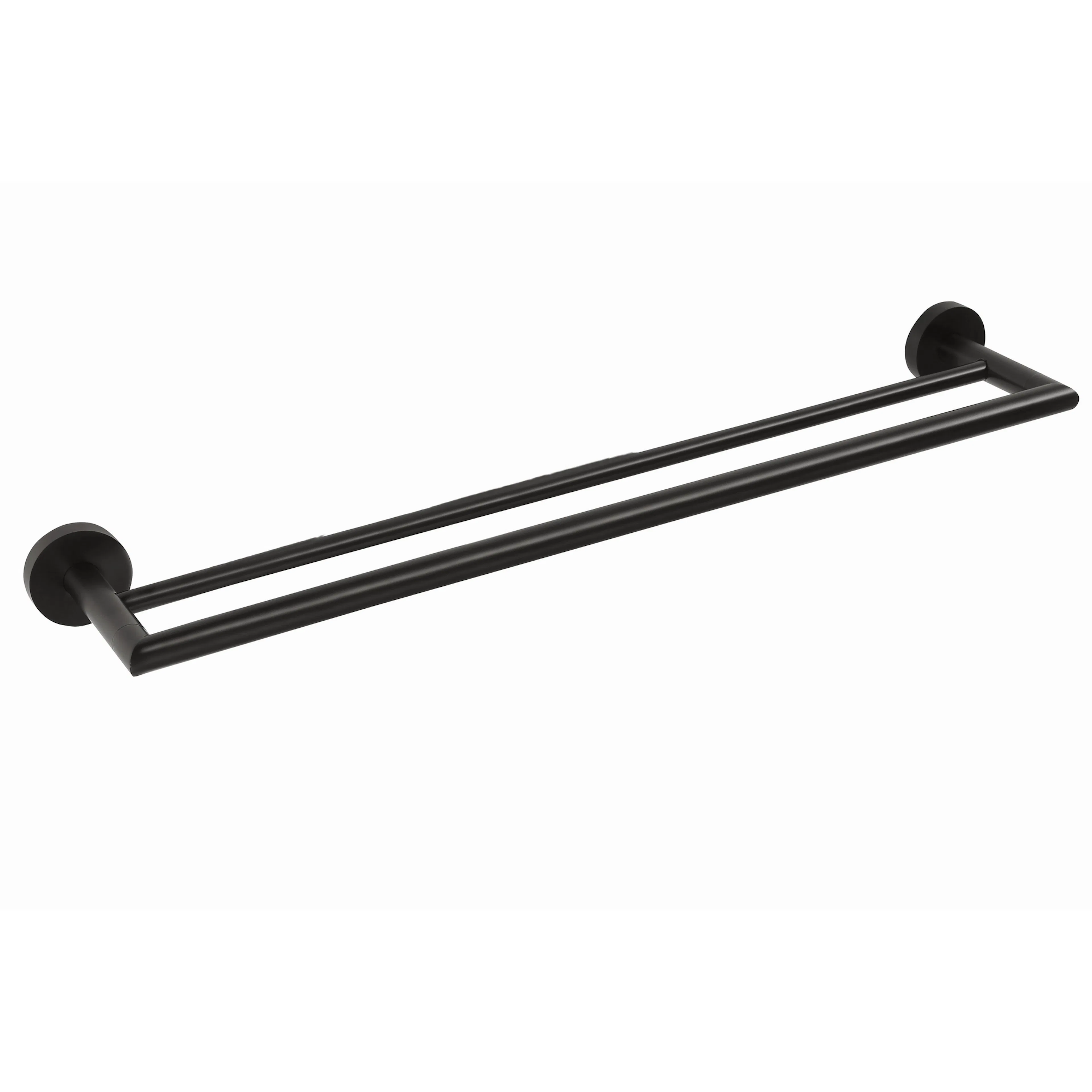 Handduksstång Duschbyggarna Black Dubbel