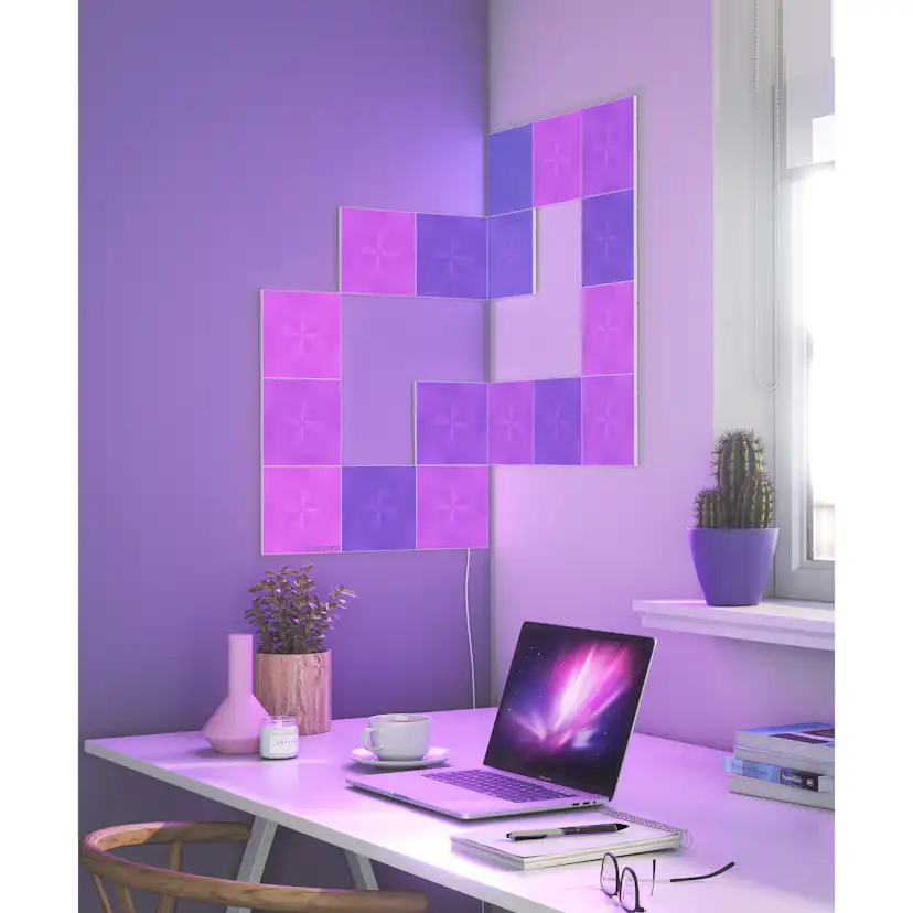 Belysningssystem Nanoleaf Canvas Startkit 17-pack