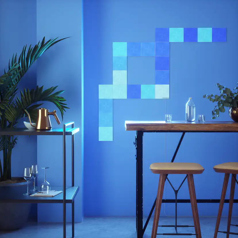 Belysningssystem Nanoleaf Canvas Startkit 17-pack