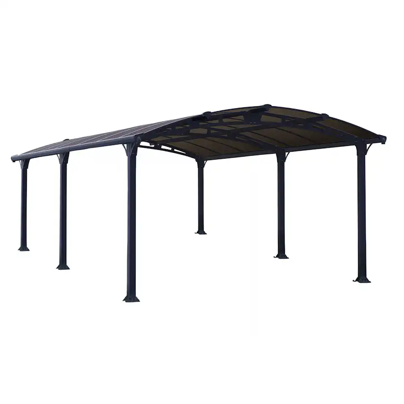 Carport gop Arcadia 18 m2 Grey
