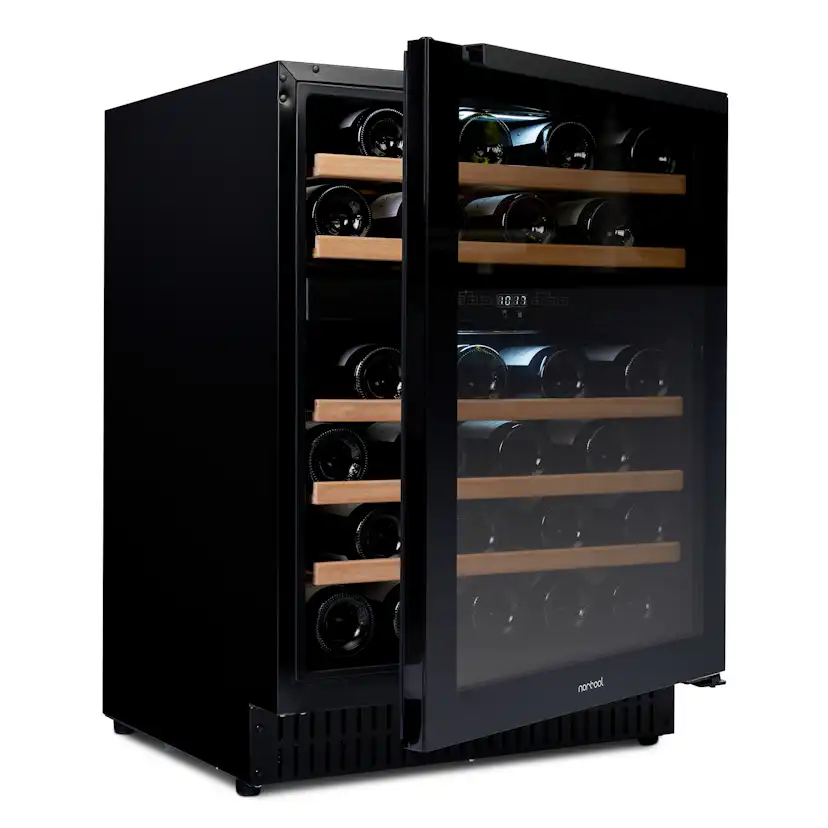 Vinkyl Norcool Cave 60 BU DZ Inbyggbar 2 Zoner LED-Belysning