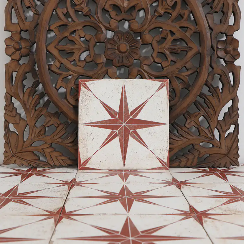 Klinker Tenfors Orion Granate 22,5x22,5 cm